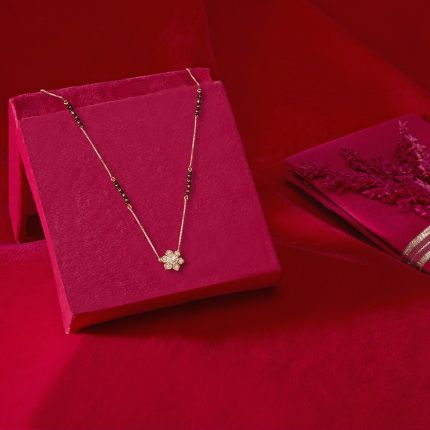 Stunning Diamond Rose Gold Tanmaniya with Chain