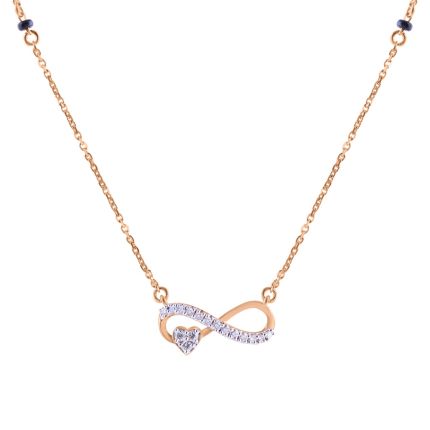 Infinity Design Diamond Mangalsutra