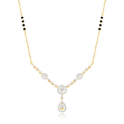 Sparkling Drop Diamond Mangalsutra