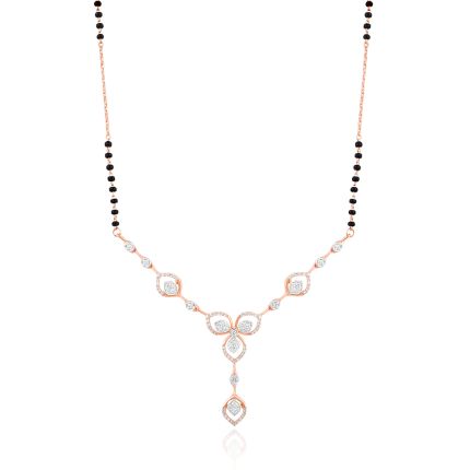 Floral Elegance Floral Mangalsutra