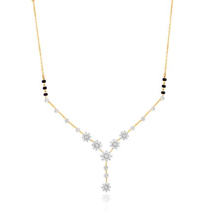 Classic Bloom Diamond Mangalsutra