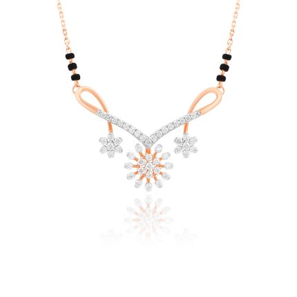Floral Dusk Mangalsutra Chain