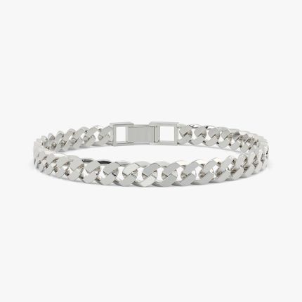 Gilded Artistry Platinum Flexi Bracelet