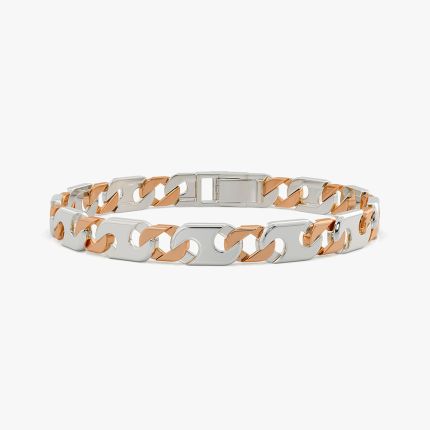 Eternity Artistry White and Rose Flexi Bracelet