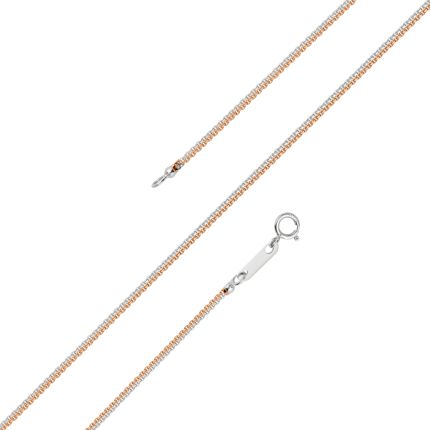 Stylish Chain in 950 Platinum and Rose Gold