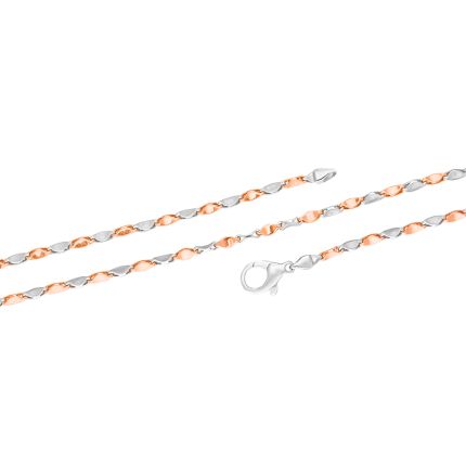 Textured Chain in Platinum for Men