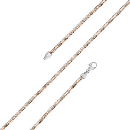 Shimmering 950Pt Platinum and Rose Gold Chain