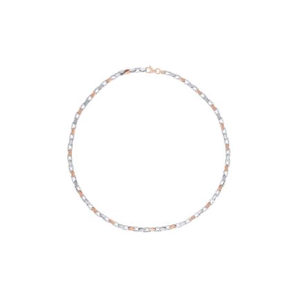 Classy Geometric Design Platinum Chain