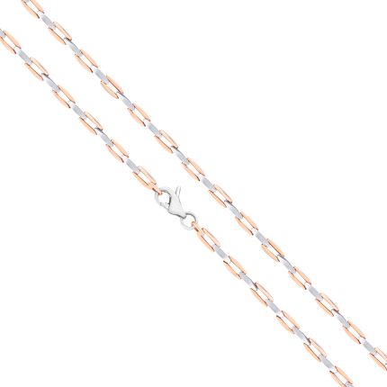 Elegant Two-Tone Link Chain