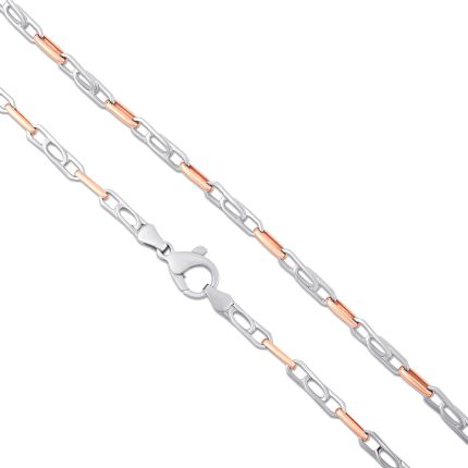 Everyday Platinum and Rose Gold Chain