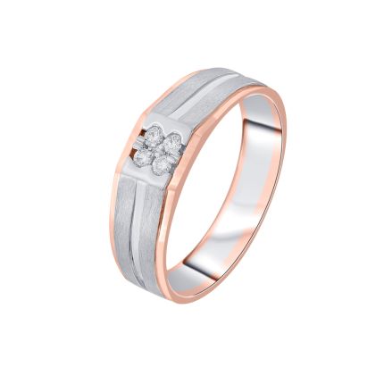 Contemporary Diamond Finger Ring for Men