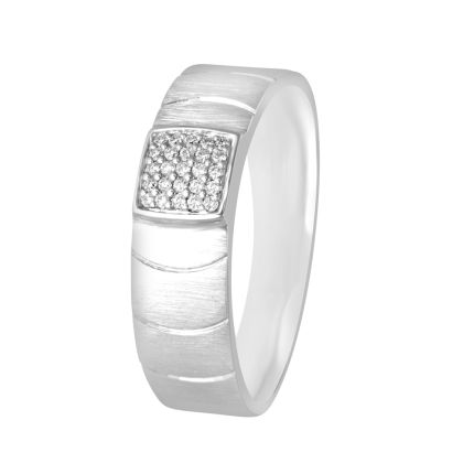 Subtle Diamond Finger Ring for Men