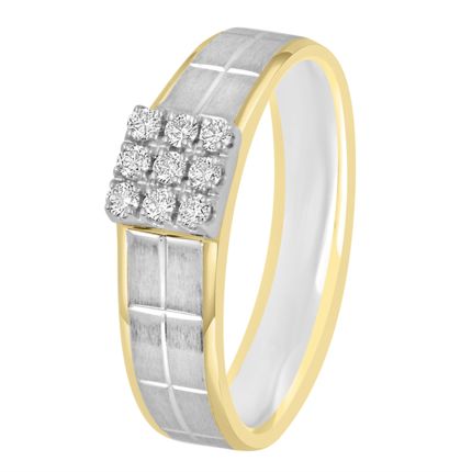 Attractive Diamond Finger Ring for Men
