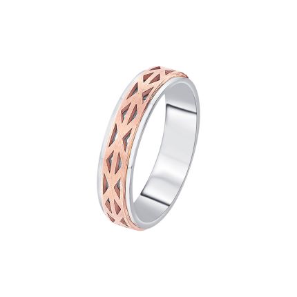 Patterned Dual Toned Finger Band
