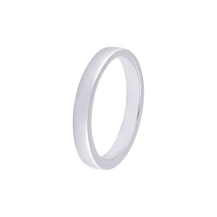Subtle Platinum Finger Band for Men
