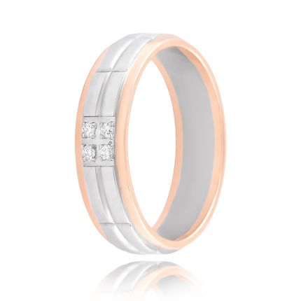 Dual Sleek Diamond Ring