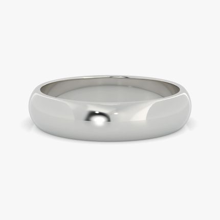Timeless Artistry Platinum Couple Band Ring