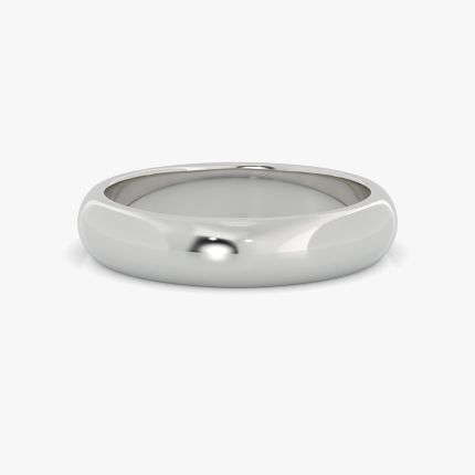 Refined Artistry Platinum Couple Band Ring