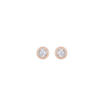 Classic Round Diamond Stud Earrings