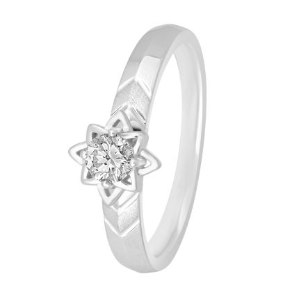Dazzling 950Pt Platinum Finger Ring