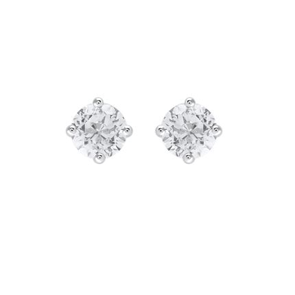 Gracious Rose Gold and Diamond Studs