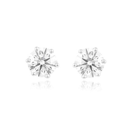 Elegant Timeless Solitaire Earrings