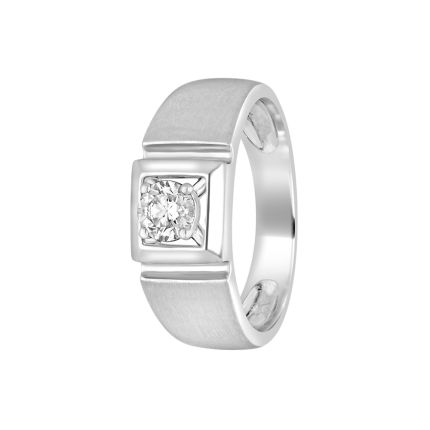 Luxurious Solitaire Finger Ring for Men