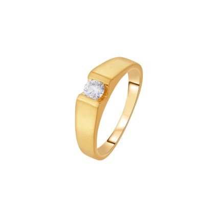 Gleaming Diamond Finger Ring for Men