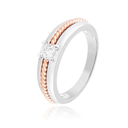 Modern Solitaire Diamond Ring