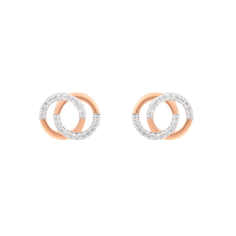 Gleaming Circular Diamond Necklace Set-Necklace Sets-ONS24A17-D900X0C