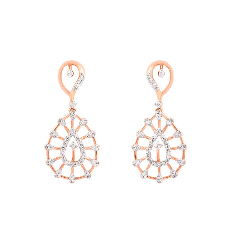 Finesse 14Kt Rose Gold Jewellery Set-Diamond-ONS22125-D400X0C