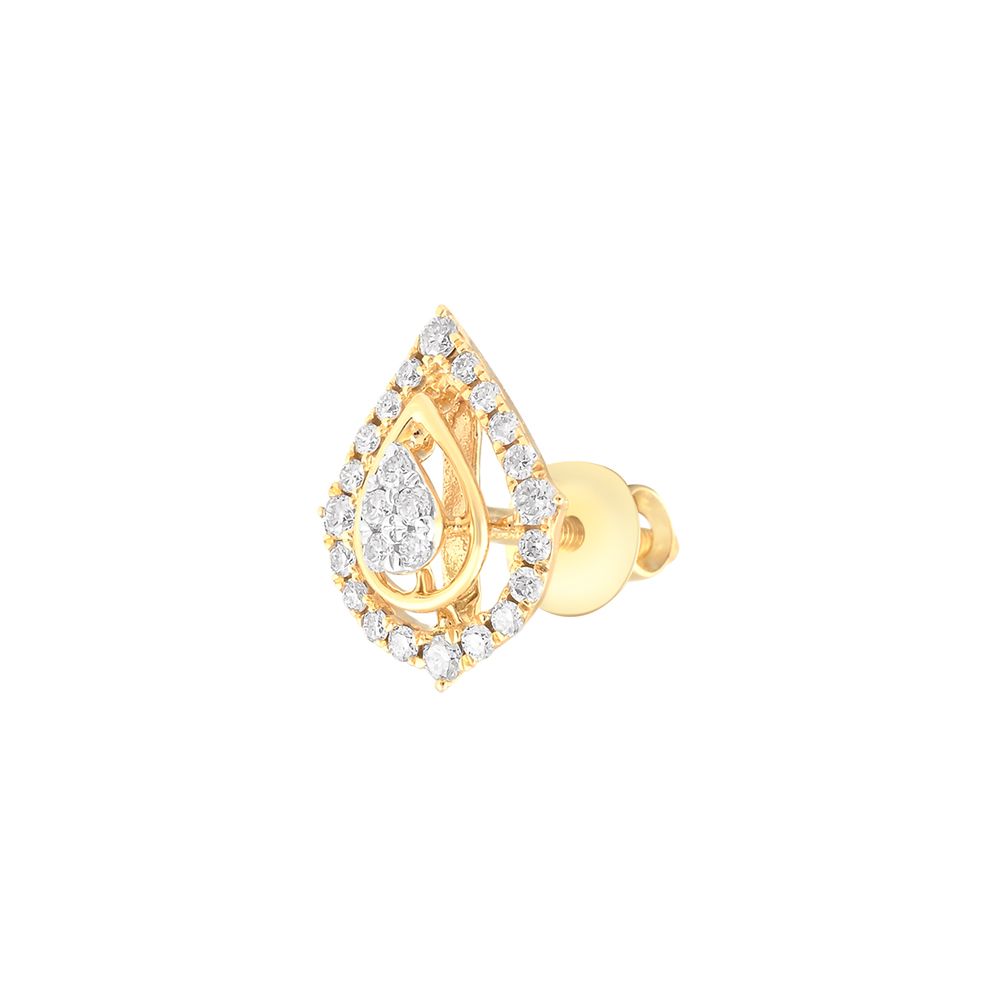 Drop Design Diamond Pendant Set-All Jewellery-OSP24E17-D400R0C