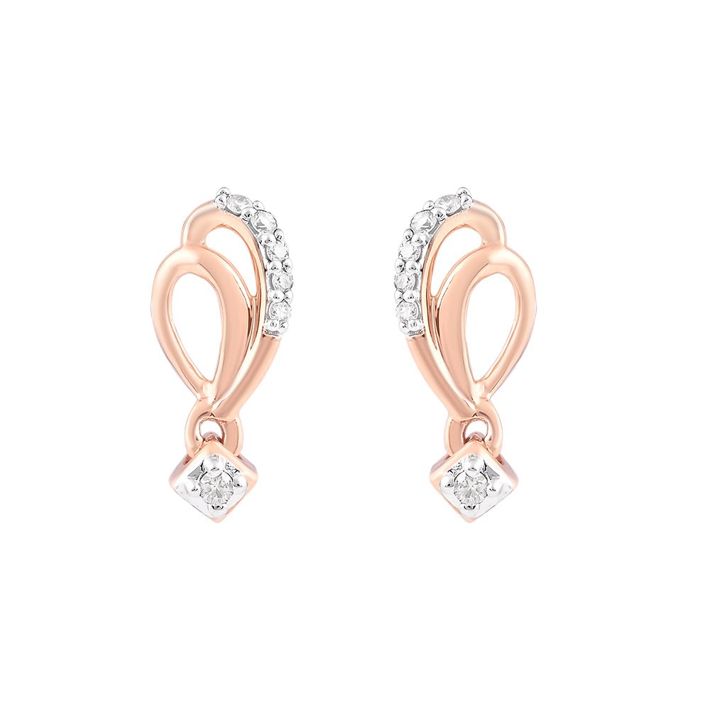 Sophisticated Rose Gold and Diamond Pendant Set-All Jewellery-OSP24E18-D900X0C