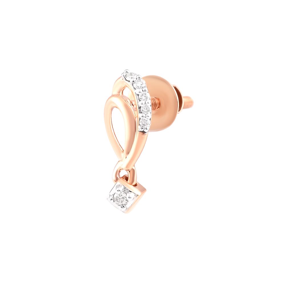 Sophisticated Rose Gold and Diamond Pendant Set-All Jewellery-OSP24E18-D900X0C
