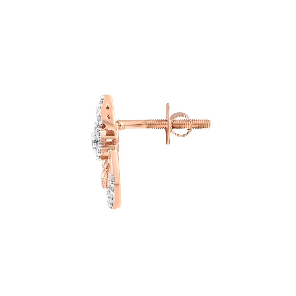 Glossy Diamond and Rose Gold Pendant Set-All Jewellery-OSP24E21-D900X0C