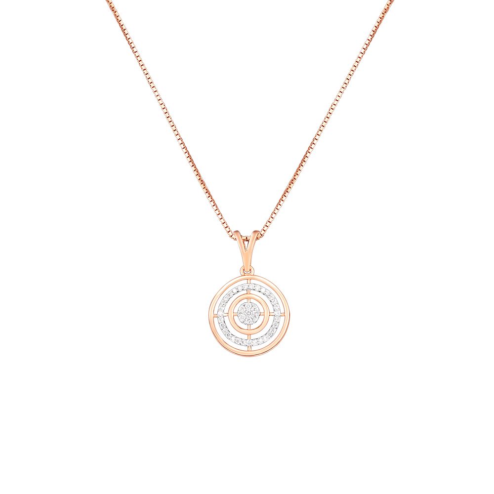 Glimmering Round Diamond Pendant Set-All Jewellery-OSP24E26-D400X0C