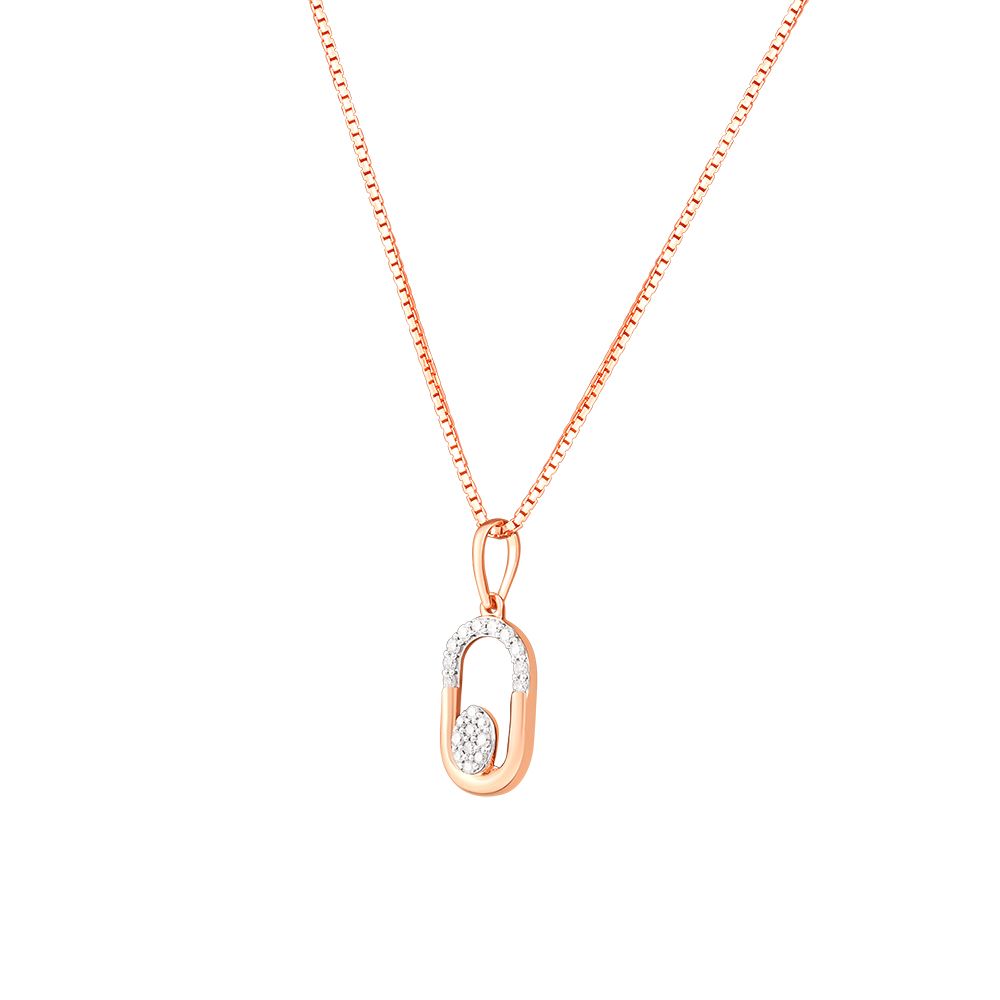 Stunning Geometric Design Diamond Pendant Set-All Jewellery-OSP24E28-D900X0C