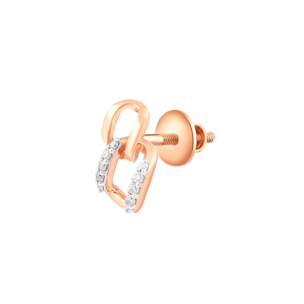Chain Design Diamond and Rose Gold Pendant Set-All Jewellery-OSP24E30-D900X0C