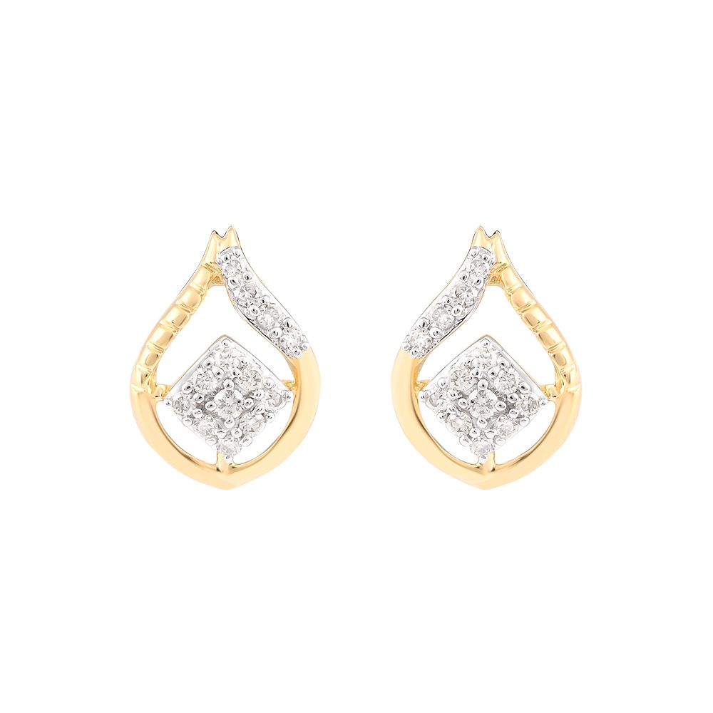 Exquisite Leaf Design Diamond Pendant Set-All Jewellery-OSP24E32-D900R0C