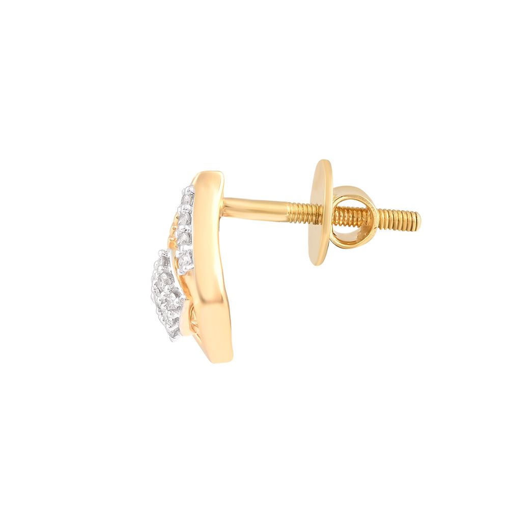 Exquisite Leaf Design Diamond Pendant Set-All Jewellery-OSP24E32-D900R0C