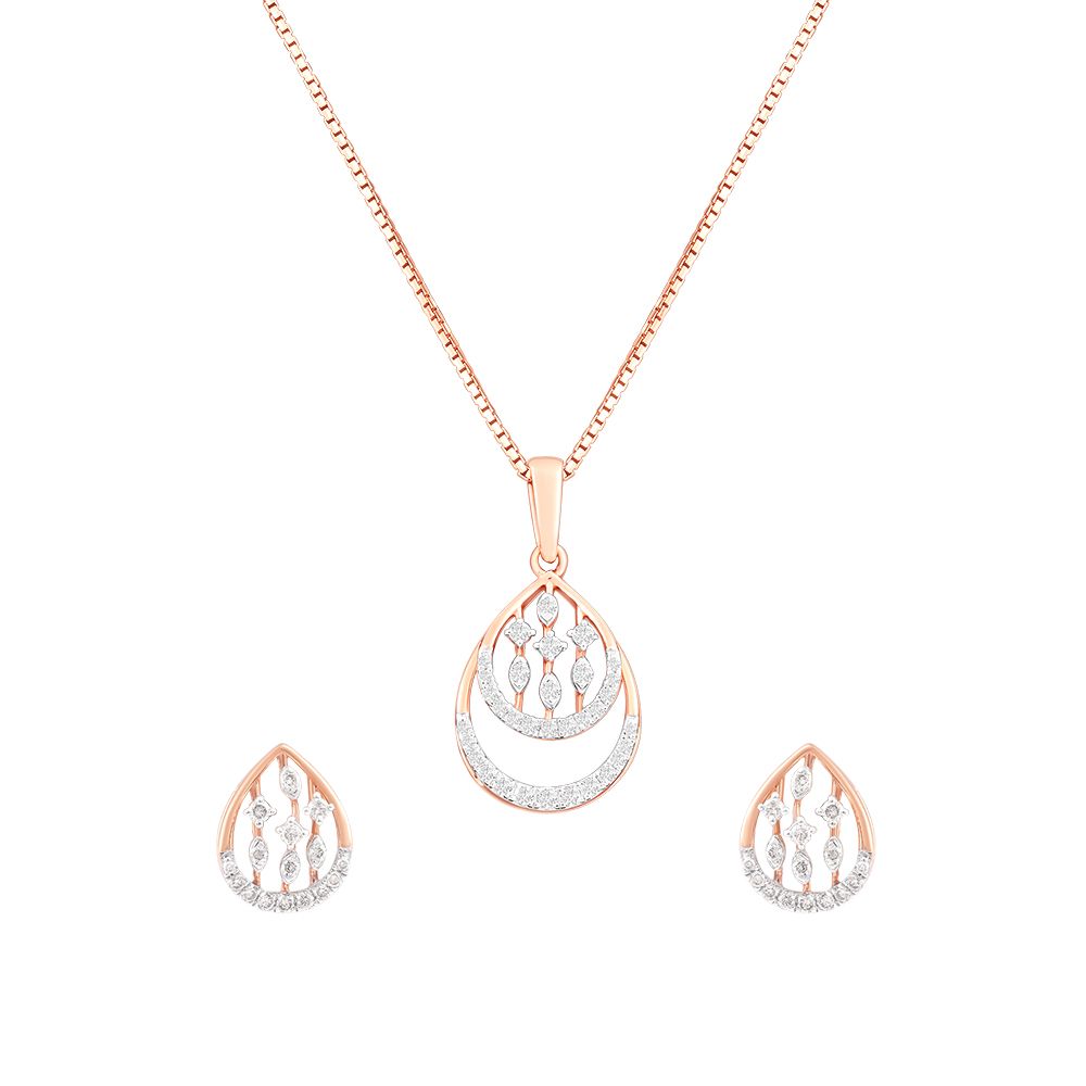 Versatile Diamond Drop Pendant Set-All Jewellery-OSP24E33-D900X0C