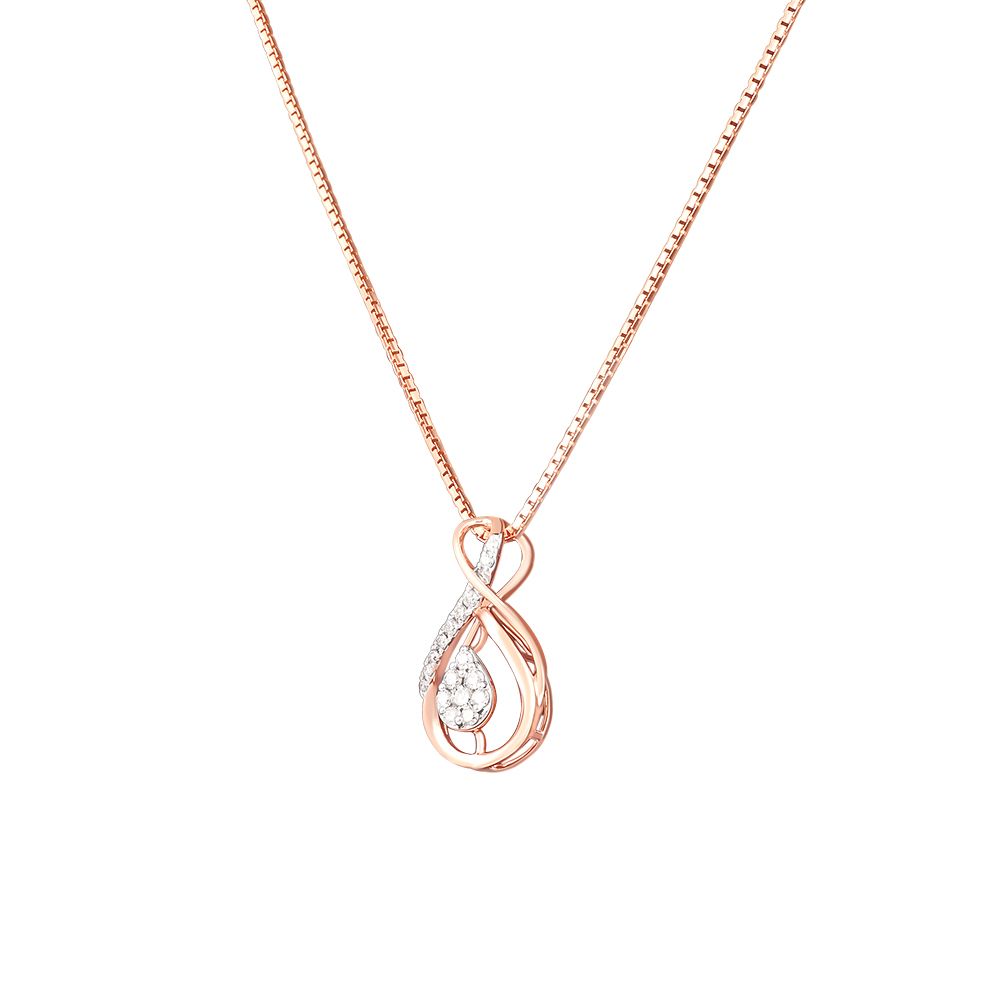 Dazzling Infinity Design Diamond Pendant Set-All Jewellery-OSP24E42-D900X0C