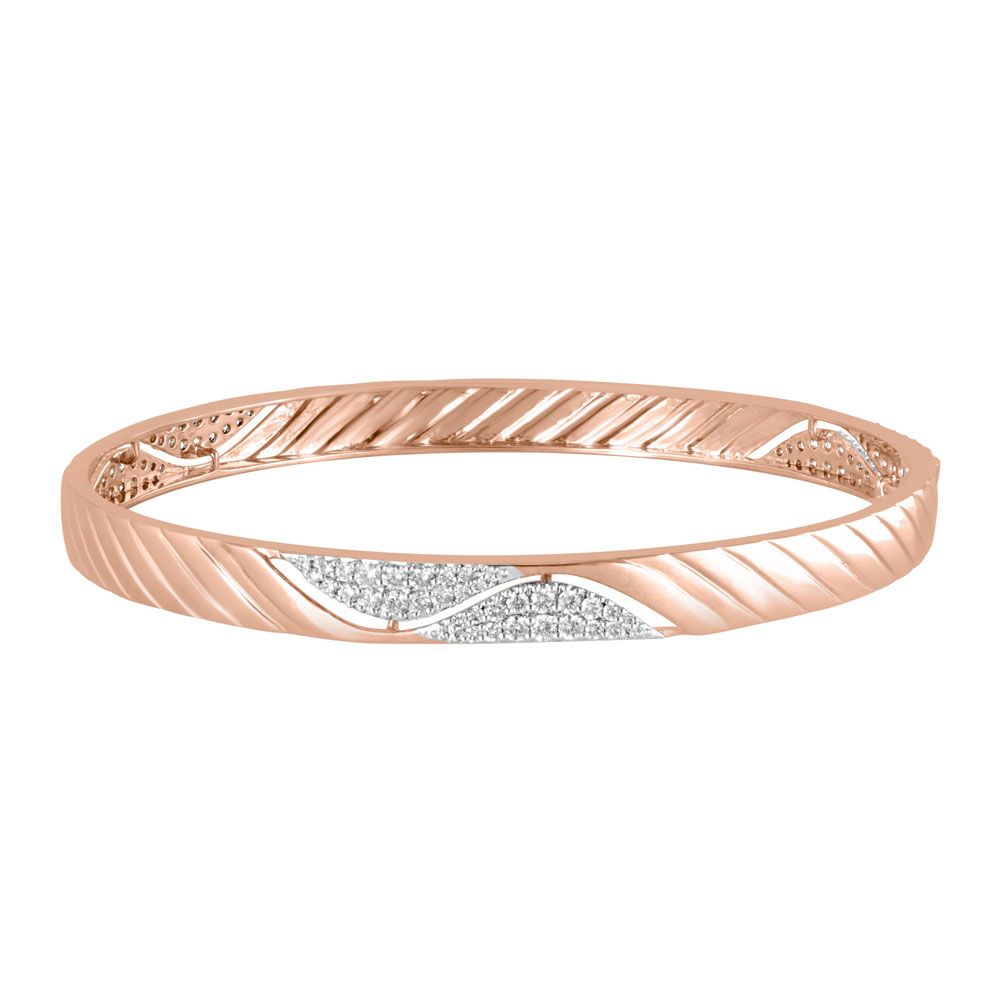 Dazzling Astra Bangle in 14KT Rose Gold Set of 2-All Jewellery-ABA23003