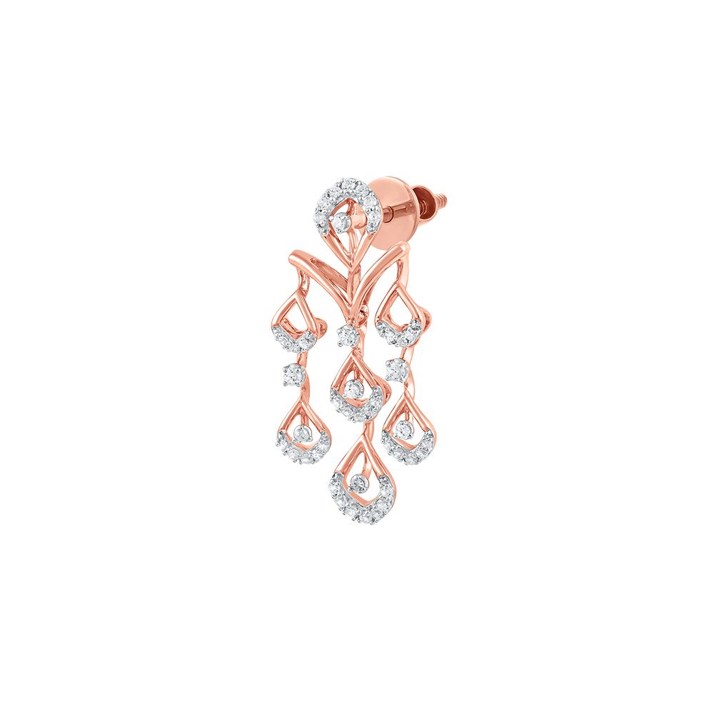 Sparkling Peacock Design Astra Diamond Necklace Set-All Jewellery-ANS24A09-D900X0C