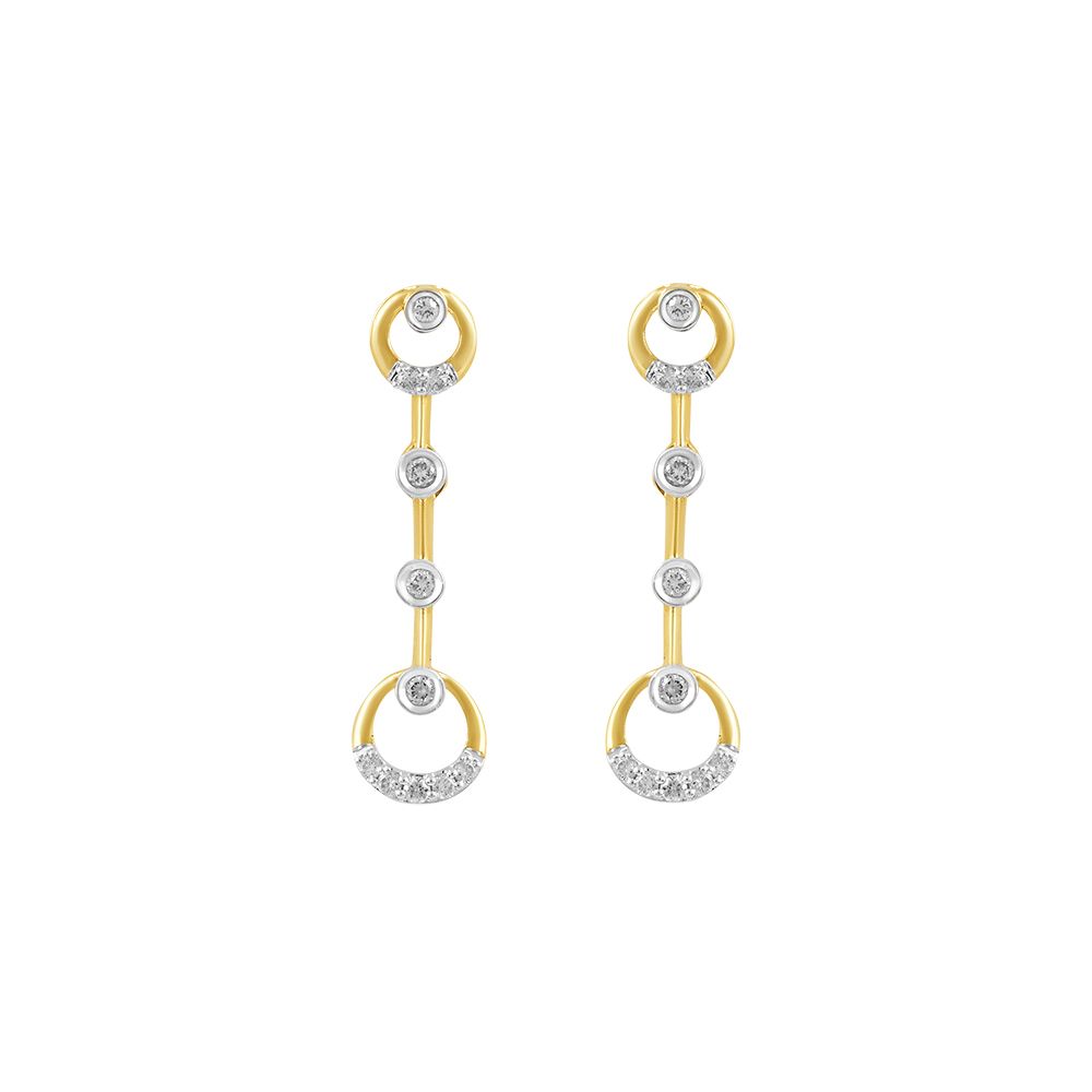 Elegance of Circle Astra Necklace Set-Diamond-ANS25A03-D900R0B