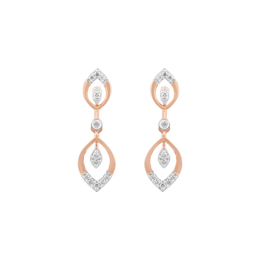 Graceful Leaf Astra Diamond Necklace Set-All Jewellery-ANS25A04-D900X0C