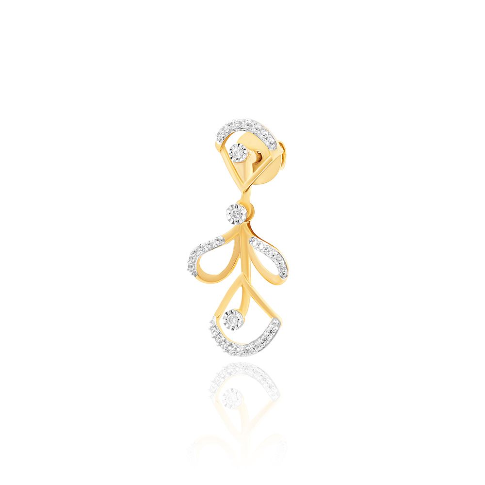 Graceful Diamond Earrings-Earrings-ASE25A20-D400R2B