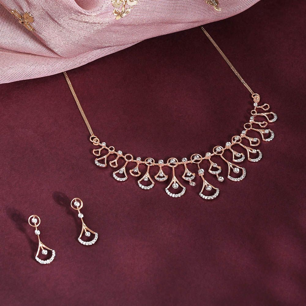 Statement Diamond Astra Necklace Set-All Jewellery-ANS25A02-D900X0B