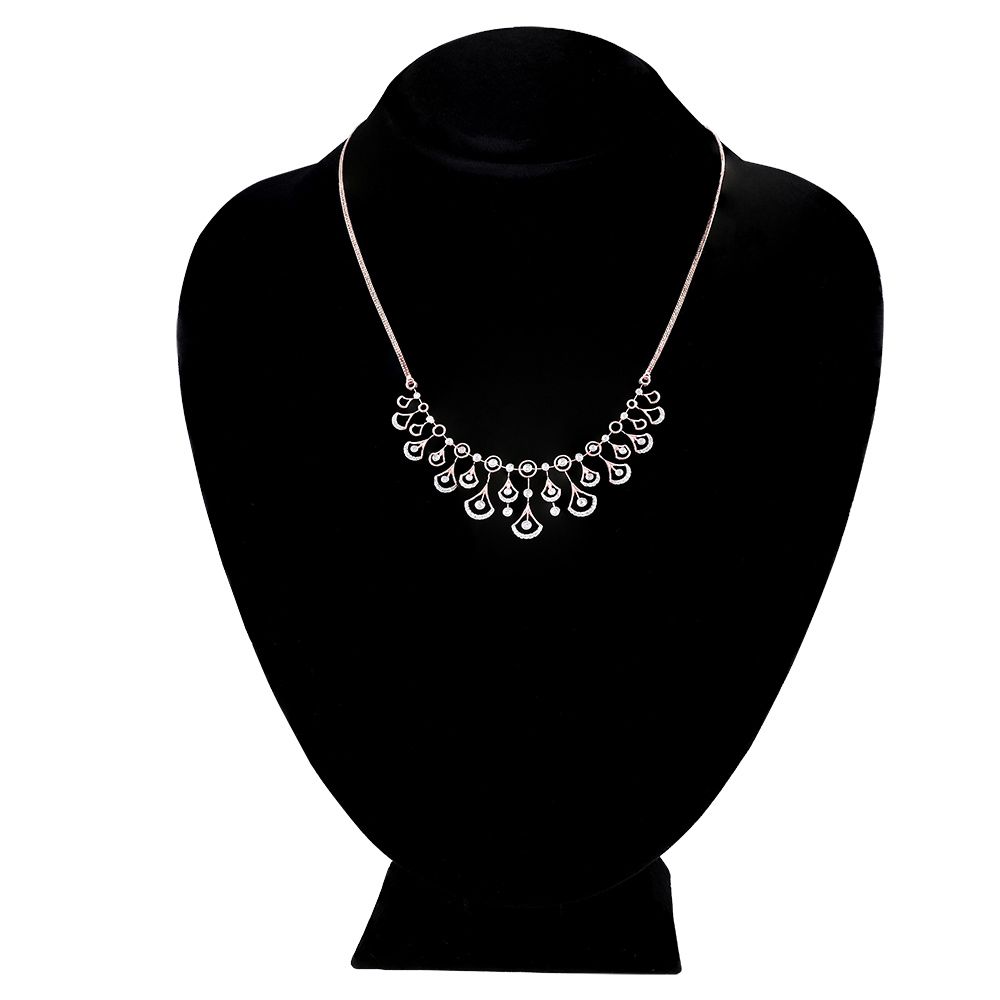 Statement Diamond Astra Necklace-Necklaces-ASN25A02-D900X1B