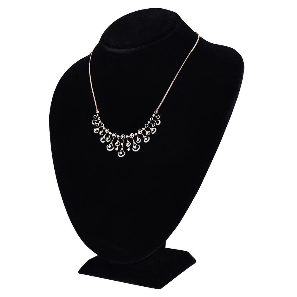 Statement Diamond Astra Necklace-Necklaces-ASN25A02-D900X1B